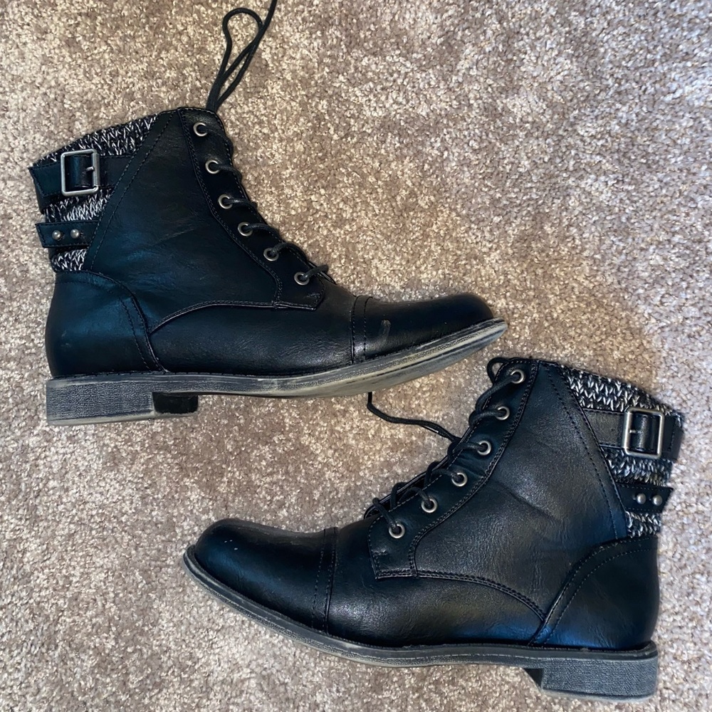 JustFab combat boots